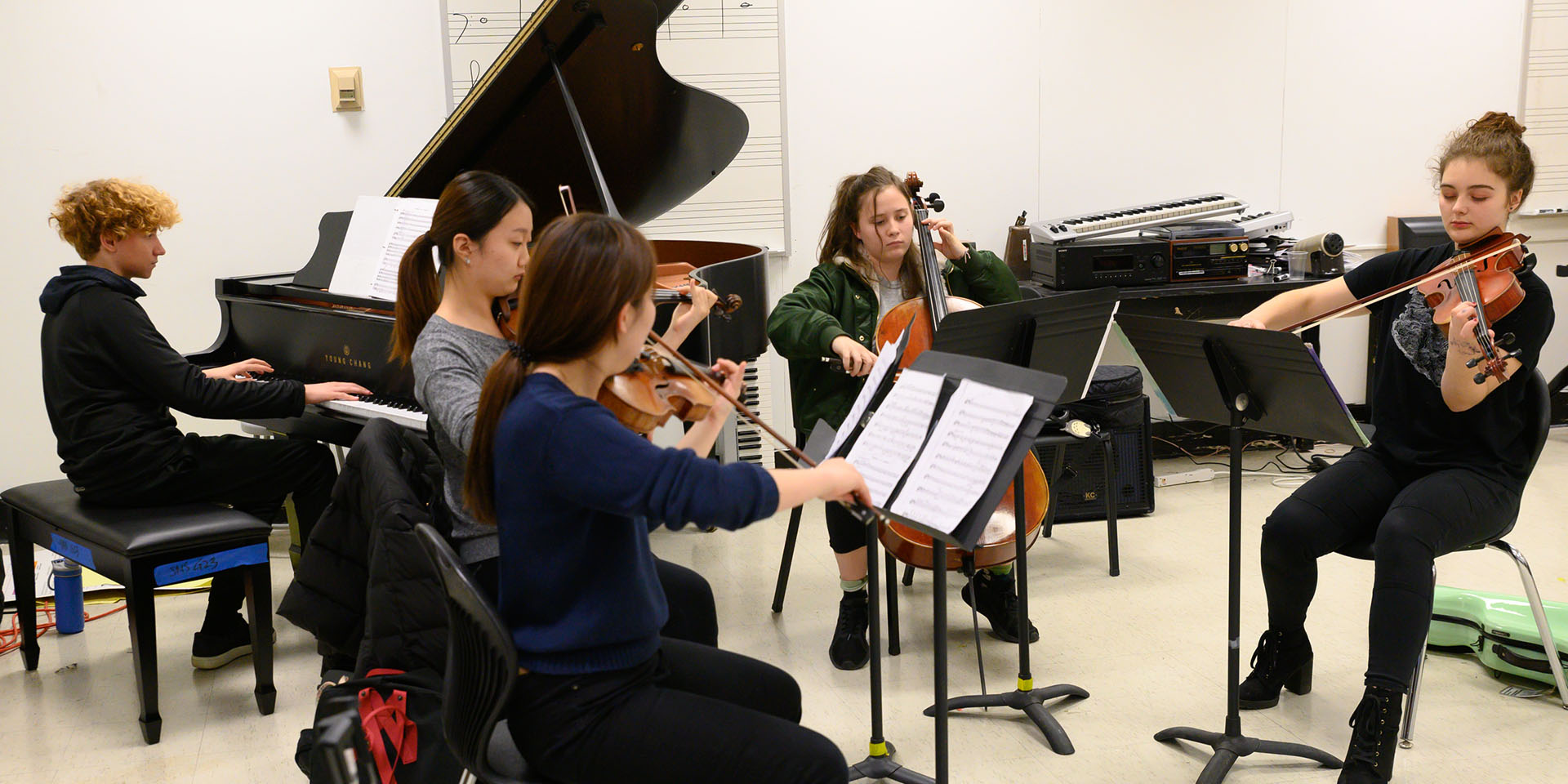 A K-12 Public School with an Intensive Music Program