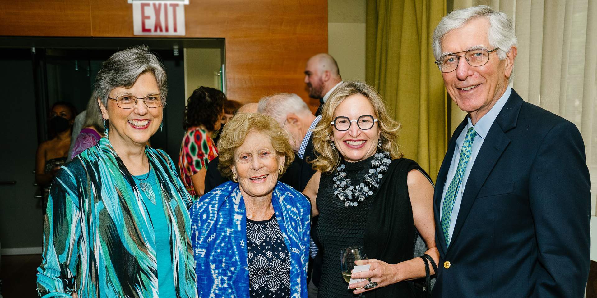 <p>Cathy O’Rourke, Elaine Kaufman, Bethany Millard, John O’Rourke</p>