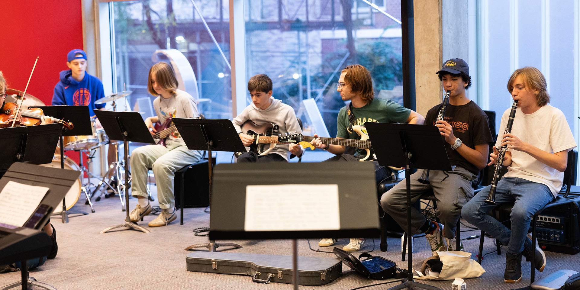<p>Face the Music student ensemble</p>