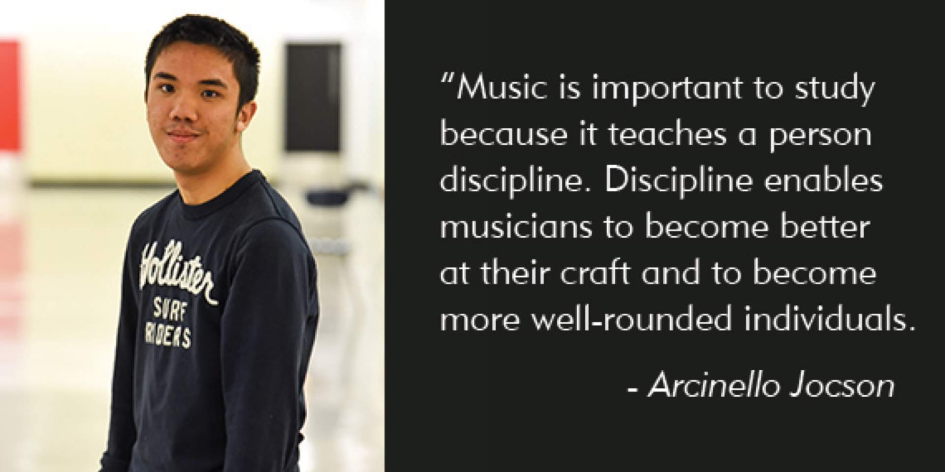 <p>Meet Arcinello Jocson, jazz guitarist & SMS senior</p>