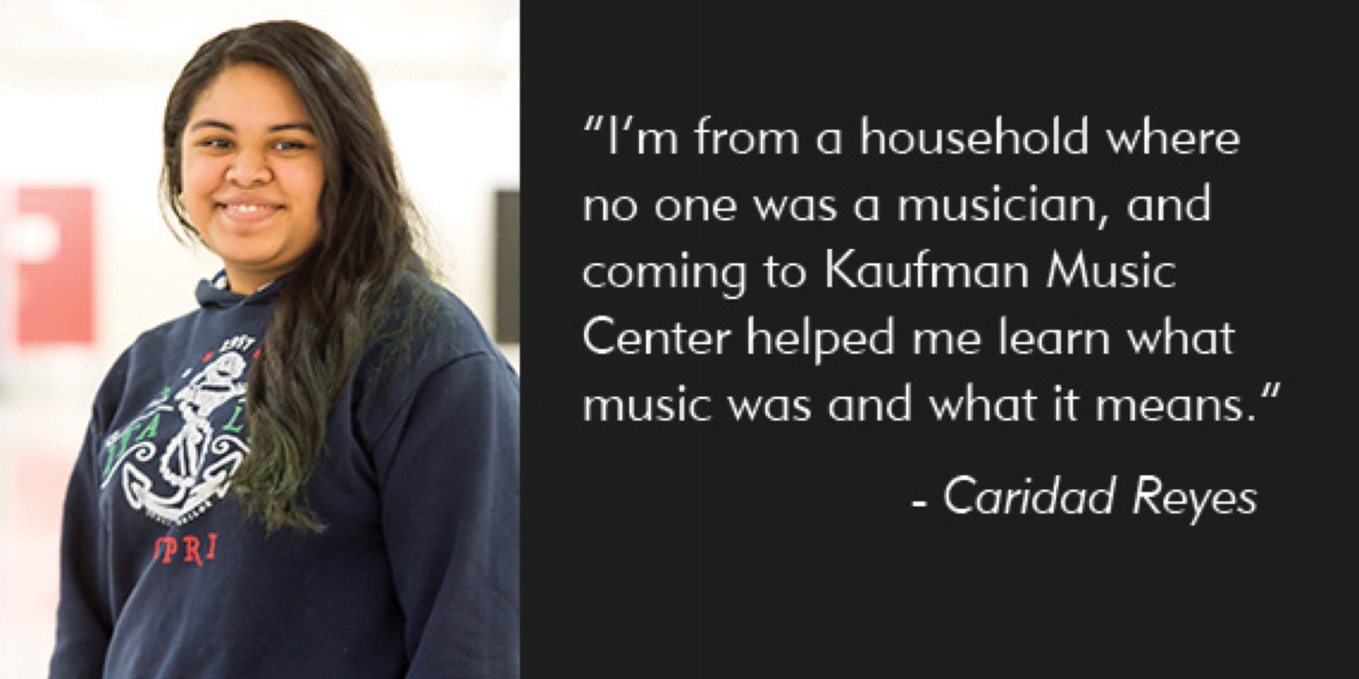 <p>Meet Caridad Reyes, vocalist & Special Music School senior</p>