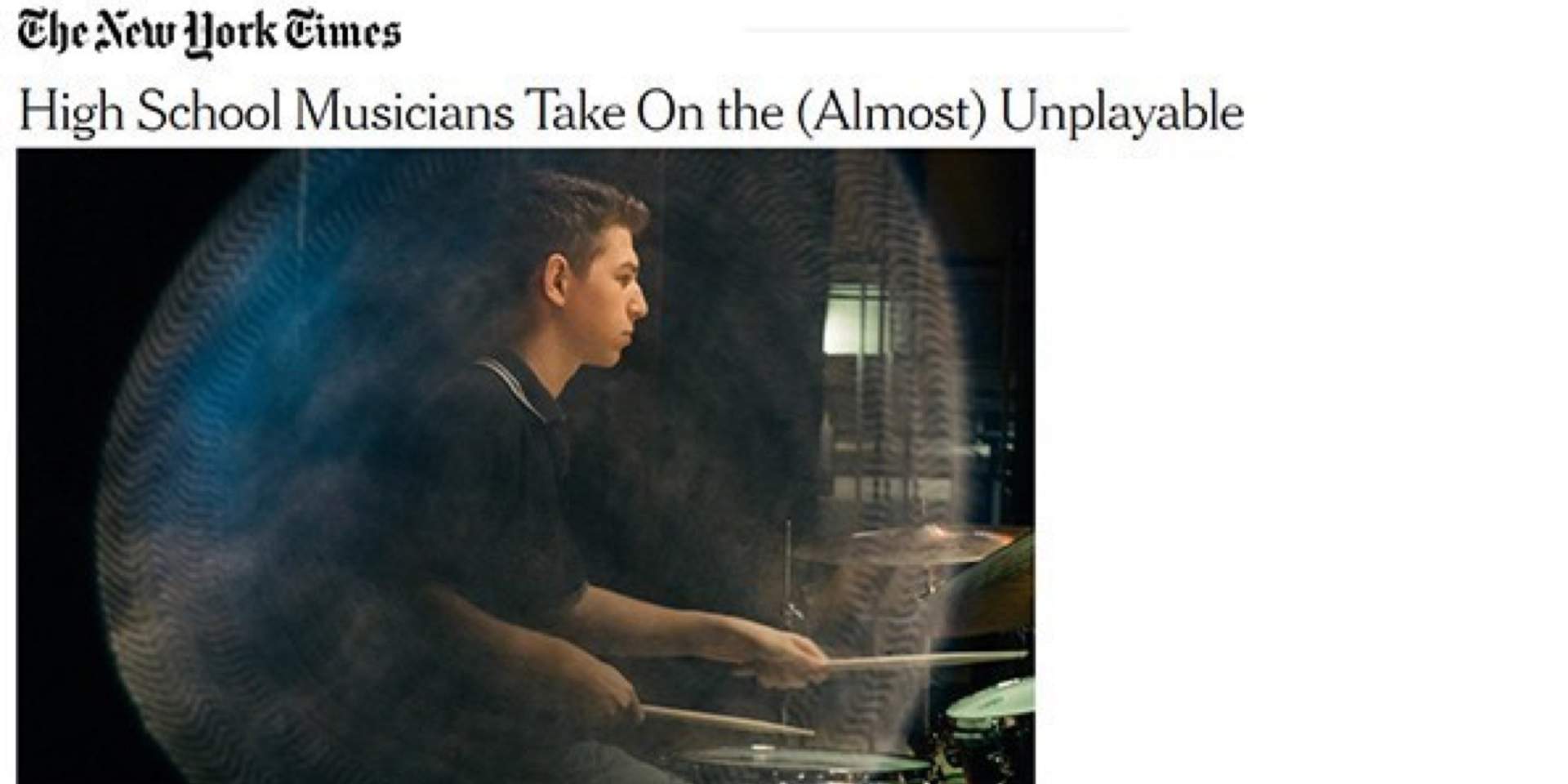 <p>Read about Face the Music in the New York Times!</p>